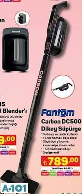 FANTOM CARBON DC500 DİKEY SÜPÜRGE FANTOM CARBON DC500 DİKEY SÜPÜRGE